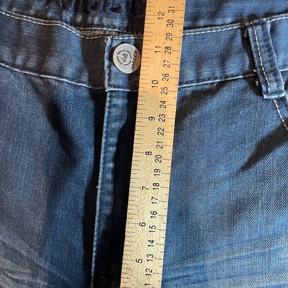 Men’s Mecca Dark Wash Denim Jeans Y2K Everyday Fashion Wear Sz. W38 X L32 - Picture 8 of 15